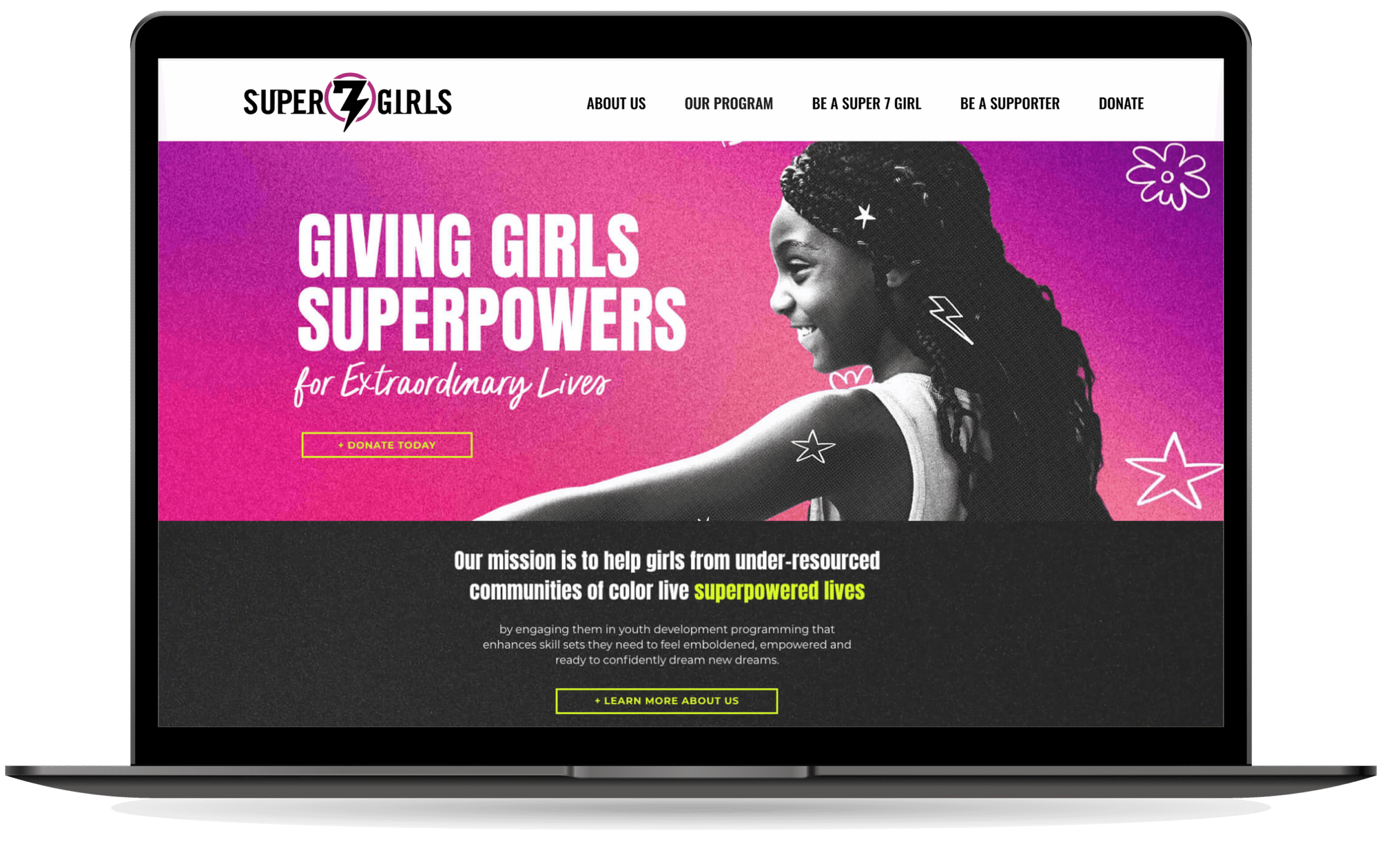 super 7 girls 2023 update landing page